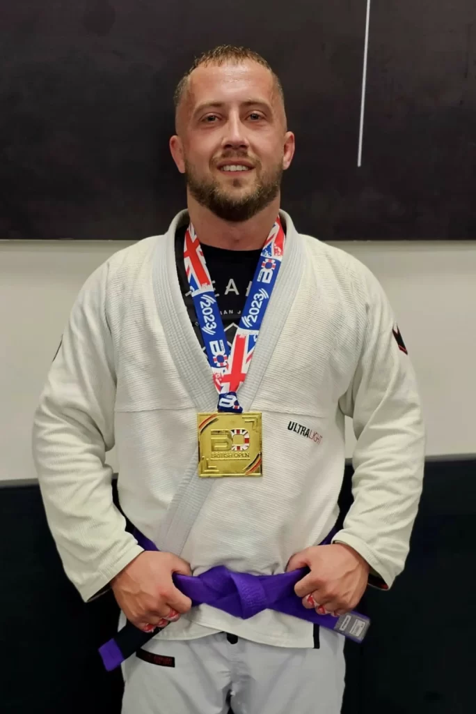 Arron McCombie is a coach at Stealth BJJ Cheshire and a gold medalist at the 2023 British Open